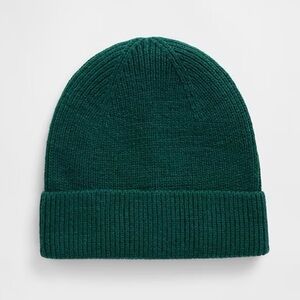 NWT GAP cozy ribbed Beanie one size evergreen